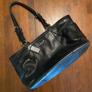 Coach East West Leather Tote Bag